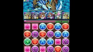 パズドラ 蒼の海賊龍 地獄級 黎明の熾天使・ルシファー 闇HP回復4倍PT