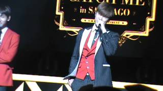 [Fancam] 070713 TVXQ Playing games with fans - Catch Me Tour In Chile