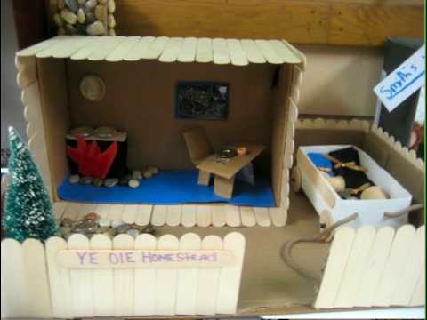 5th Grade Colonial dioramas 2009 - YouTube