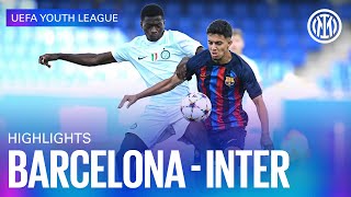 BARCELONA 2 - 0 INTER | U19 HIGHLIGHTS | Matchday 4 UEFA Youth League