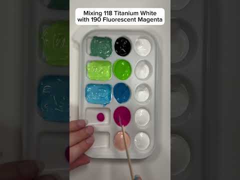 Titanium white with various colors