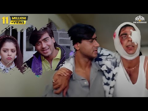 Best Comedy Scene Of Ajay Devgan And Akshay Kumar | Suhaag 1994 Action Movie