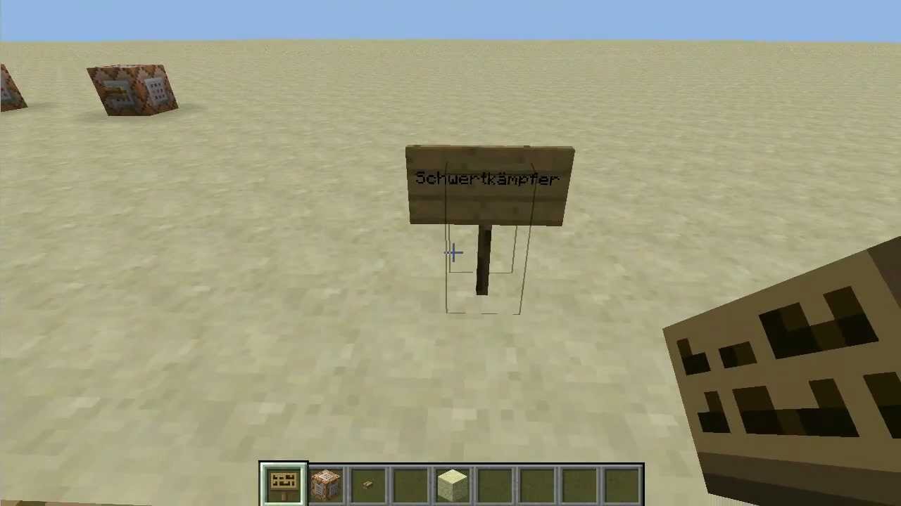 mcedit-Filter: Replace text on signs and command blocks - YouTube