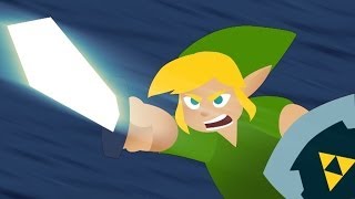 Zelda : a Link Between Worlds (3DS) in 5 seconds ! (Parody)