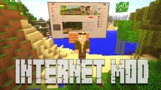 INTERNET EN MINECRAFT!! - MINECRAFT MOD - INTERNET MOD