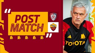 “Grande prestazione della squadra” | JOSÉ MOURINHO AL TERMINE DI CAGLIARI-ROMA