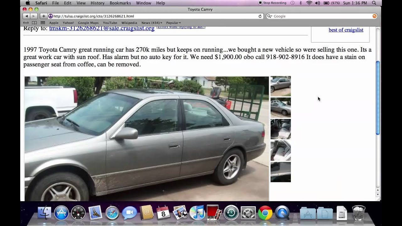 Craigslist Tulsa OK Used Cars and Trucks - For Sale by ...