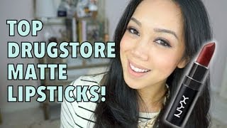 Top Drugstore Matte Lipsticks! - itsjudytime