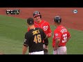 WSH@PIT: Five batters get hit by pitches