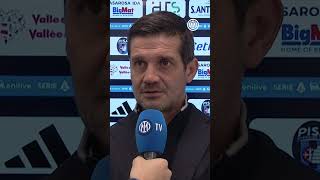 "Focus, maturity and patience": mister Chivu's words after #PisaInter 🎙️?