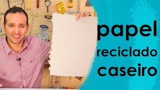 Como fazer papel reciclado em casa (experimento de Química)