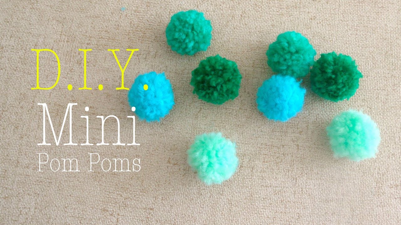 tiny pompom crafts