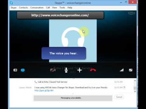 Change your voice on Skype to sexy girl voice