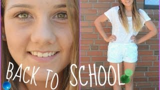 BACK TO SCHOOL: Make-up, Hair & Outfit (leicht & frisch!)