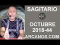 Video Horscopo Semanal SAGITARIO  del 28 Octubre al 3 Noviembre 2018 (Semana 2018-44) (Lectura del Tarot)