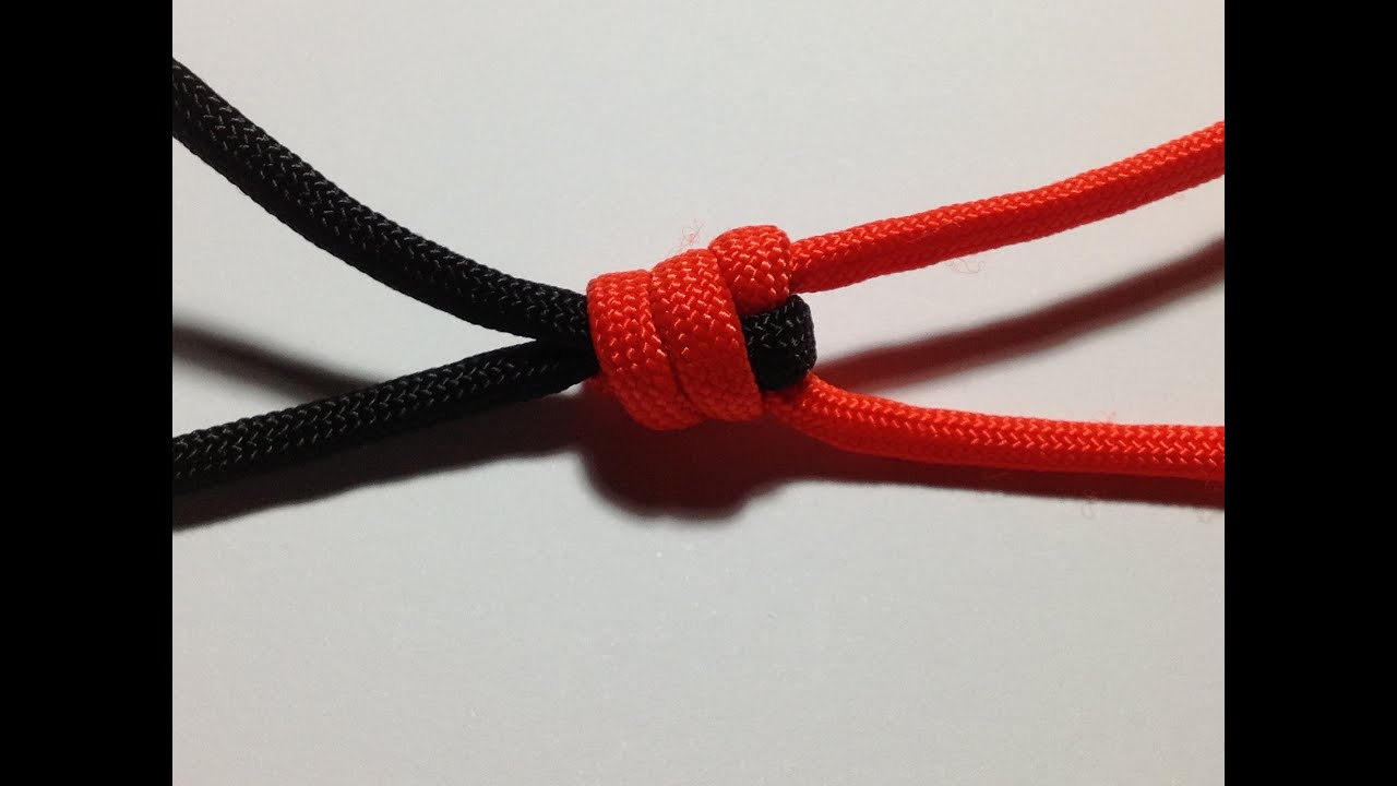 How tie two pieces of rope / cordage / paracord together YouTube