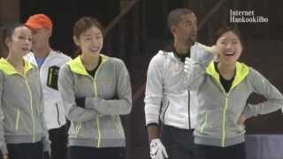 김연아 아이스쇼 사전 연습 공개 YUNA KIM Ice show Pre-rehearsal