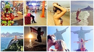 Subindo o Cristo redentor a pé , Nascer do sol, feirinha em Copacabana, praia e aeroporto