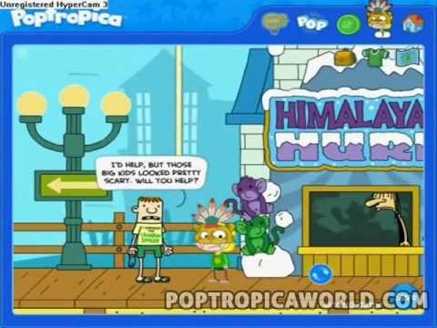 Poptropica Cheats - Wimpy Boardwalk Island Walkthrough - YouTube