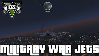 "GTA 5" - "P-996 LAZER" - MILITARY Fighter Jet FULL Gameplay ("Military Jet Gameplay") Jet Plane