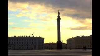 Санкт-Петербург, Дворцовая площадь, исторические путешествия, кинозарисовка