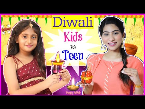 KIDS vs TEEN - DIWALI FESTIVAL .. | #SuperDiwaliSale #ClubFactory #Sketch #Fun #Anaysa #MyMissAnand