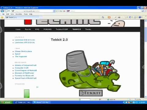 Minecraft 1.1 Tekkit 2.0 server Tutorial - YouTube