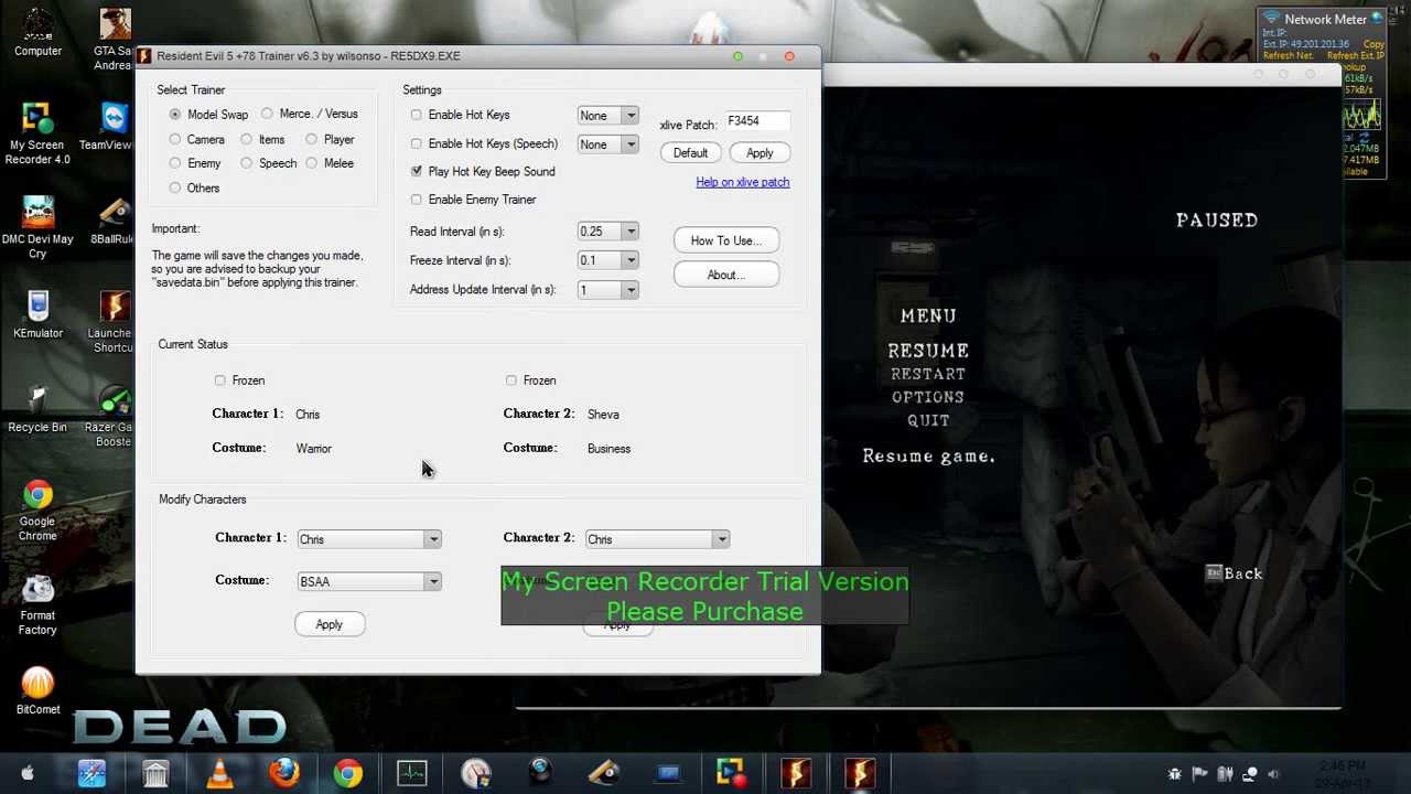 Resident Evil 5 update