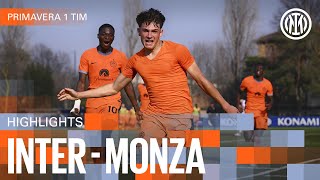 STOPPAGE-TIME STUNNER 💥? | INTER 2-1 MONZA | U19 HIGHLIGHTS | CAMPIONATO PRIMAVERA 1 23/24⚽⚫🔵??