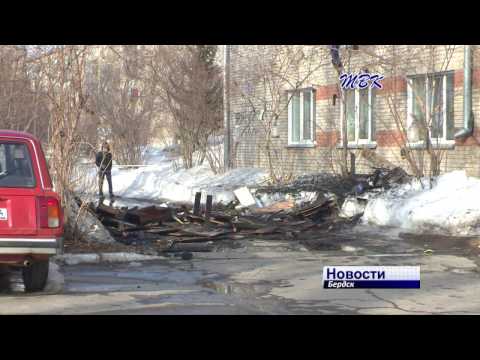 Сгорела комната на третьем этаже в одном из общежитий Бердска