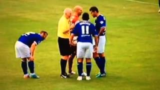 Chesterfield Fc's Gary Roberts v Cheltenham's player