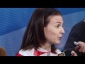 2012 Ford World Women's Curling Championship Page Playoff 3 vs 4 Media Scrum