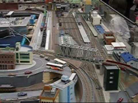  Layout at Greenberg Train Show - Wilmington, Massachusetts - YouTube