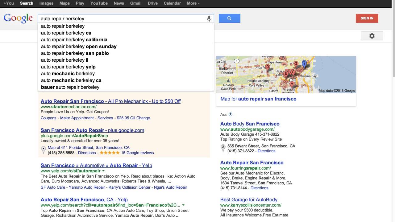 Google Web Search: Location Settings