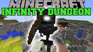 Minecraft: INFINITY DUNGEON (RANDOMLY GENERATED ROOMS & CHESTS!) Mini-Game