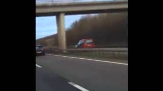 Driver going the wrong way in the outside lane on A11 and A14