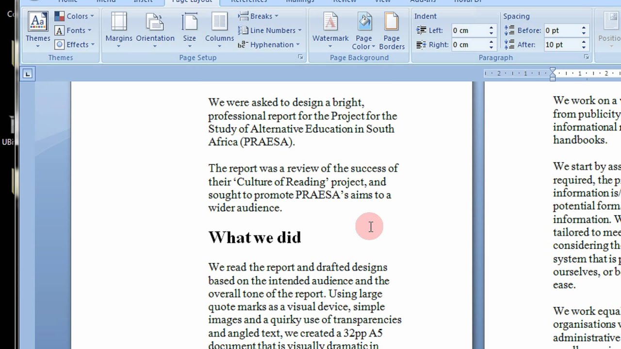 How To Create Printable Booklets in Microsoft Word 2007 & 2010 Step By