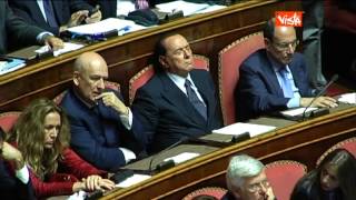 19 07 13 BERLUSCONI DORME IN AULA MENTRE  CAPOGRUPPO PD ZANDA PARLA