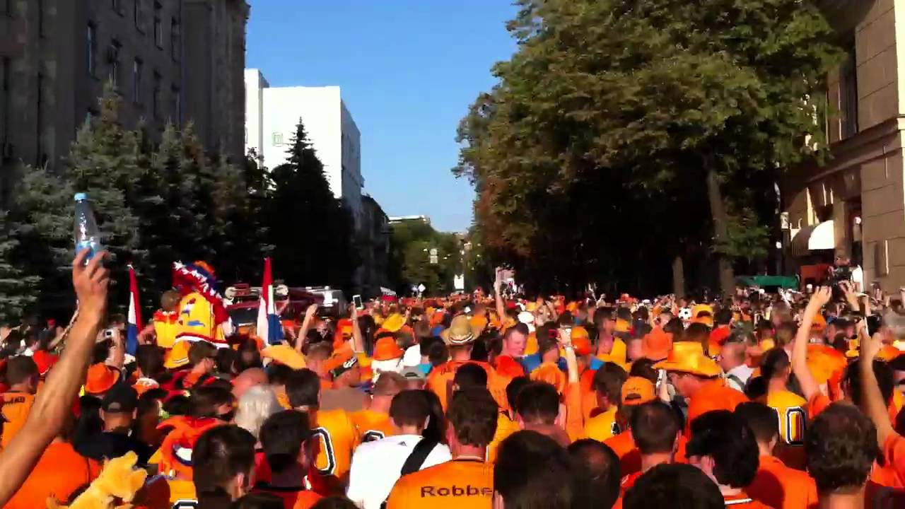 Oranjemars Nederland-Duitsland - YouTube