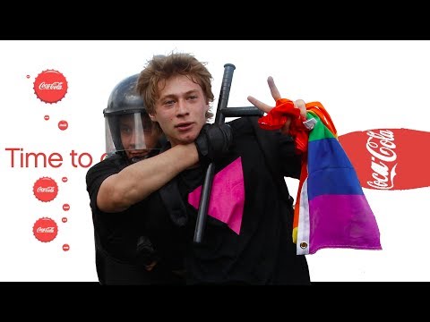 #CheersToSochi Coca-Cola ad for #LGBT Russians