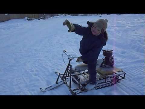 Самодельные сани на мотособаку Самодельные сани на мотособаку