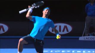 Djokovic's brilliance frustrates Fognini - 2014 Australian Open