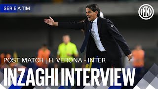 SIMONE INZAGHI INTERVIEW | VERONA 2-2 INTER 🎙️⚫🔵🏆???