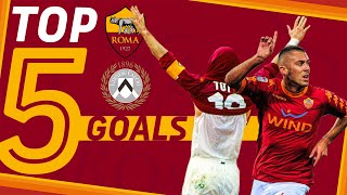 TOP 5️⃣ GOALS | ROMA v UDINESE