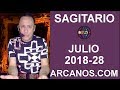 Video Horscopo Semanal SAGITARIO  del 8 al 14 Julio 2018 (Semana 2018-28) (Lectura del Tarot)