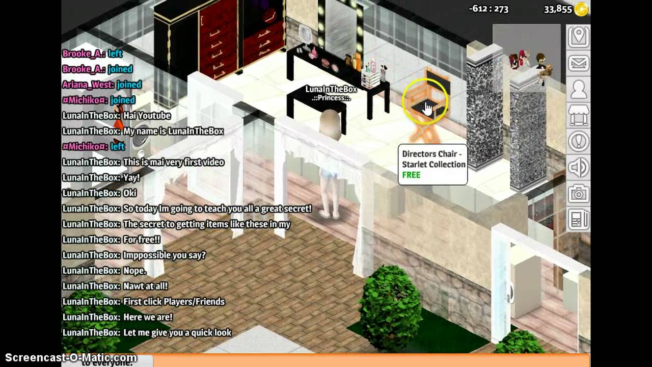 Chit Chat City Free Items Cheat Secret Code - YouTube