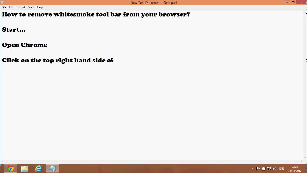 How to get rid of whitesmoke toolbar from Google Chrome? - YouTube