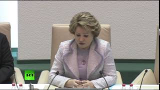 Заседание Совета Федерации по Крыму