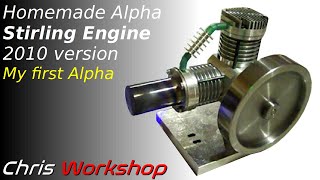 Moteur Stirling Alpha - Alpha Stirling Engine - Alpha Stirling Motor