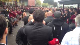 David Tua welcome - haka performed by hundreds of Hamilton